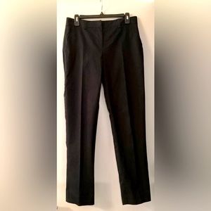 DKNY Navy Pin Striped Stretched Pants - US 6